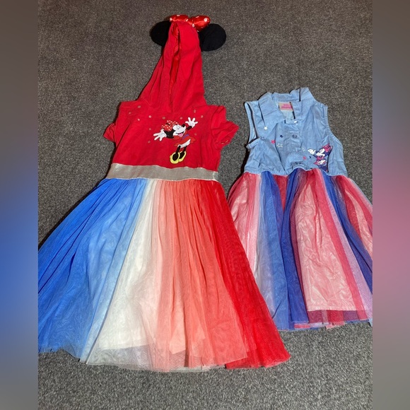 Disney | Dresses | Minnie Mouse Usa Colored Dress Bundle 45t | Poshmark